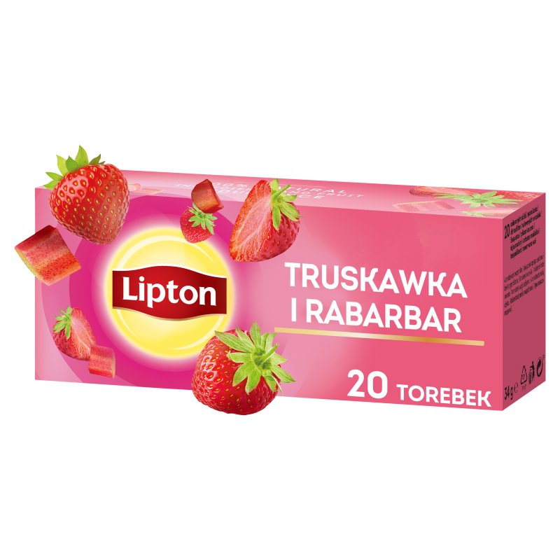 Herbatka owocowa - truskawka i rabarbar (20 tor.)