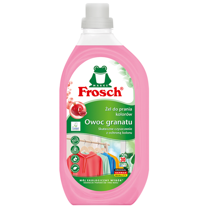 Żel do prania tkanin kolorowych Owoc Granatu 1500ml
