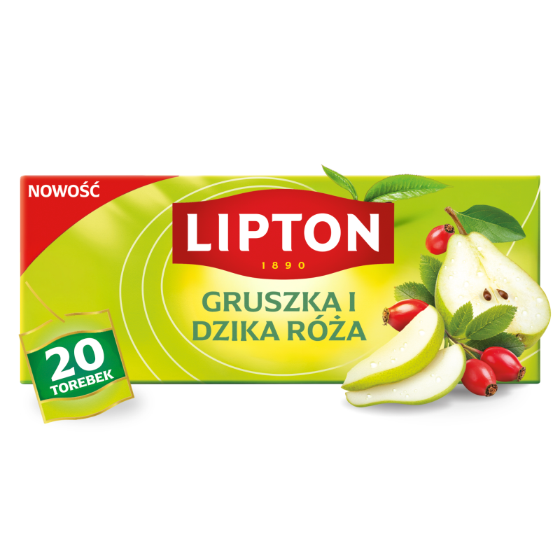 Herbatka owocowa - gruszka i dzika róża (20 tor.)