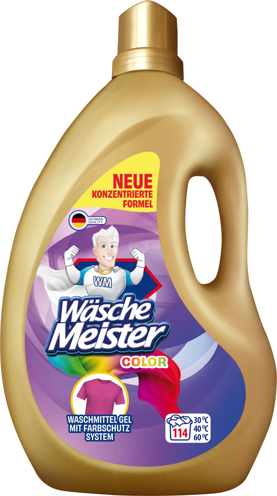 Żel do prania tkanin kolorowych 114 prań 4000ml