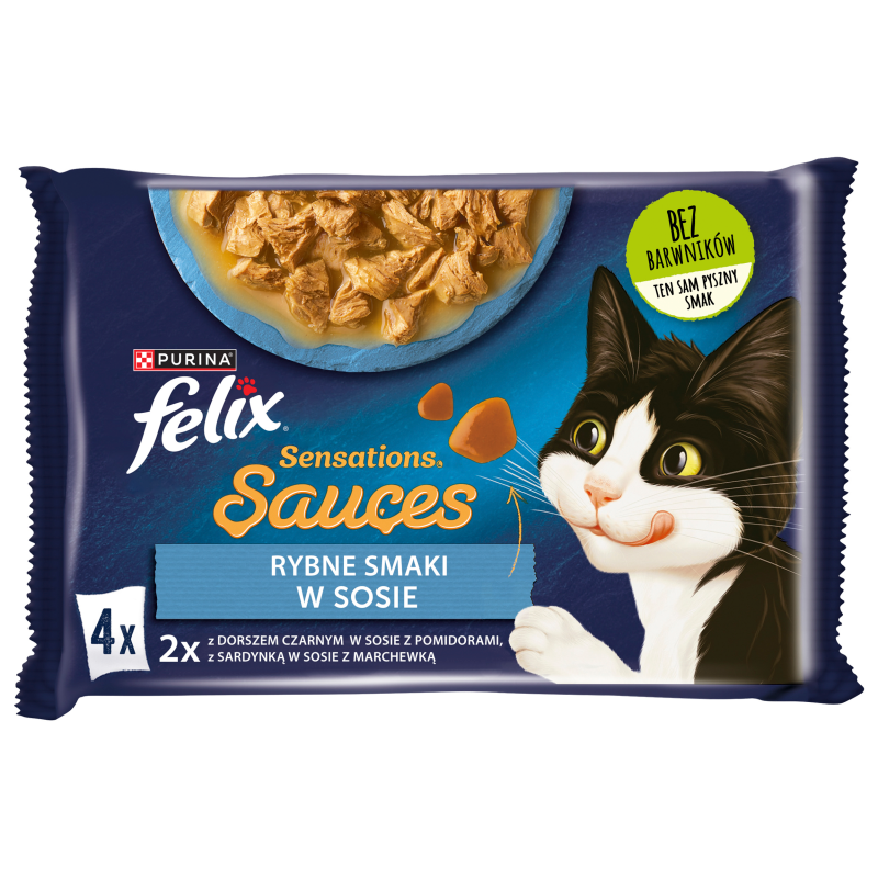 Karma dla kotów - Rybne smaki w sosie 4x85g