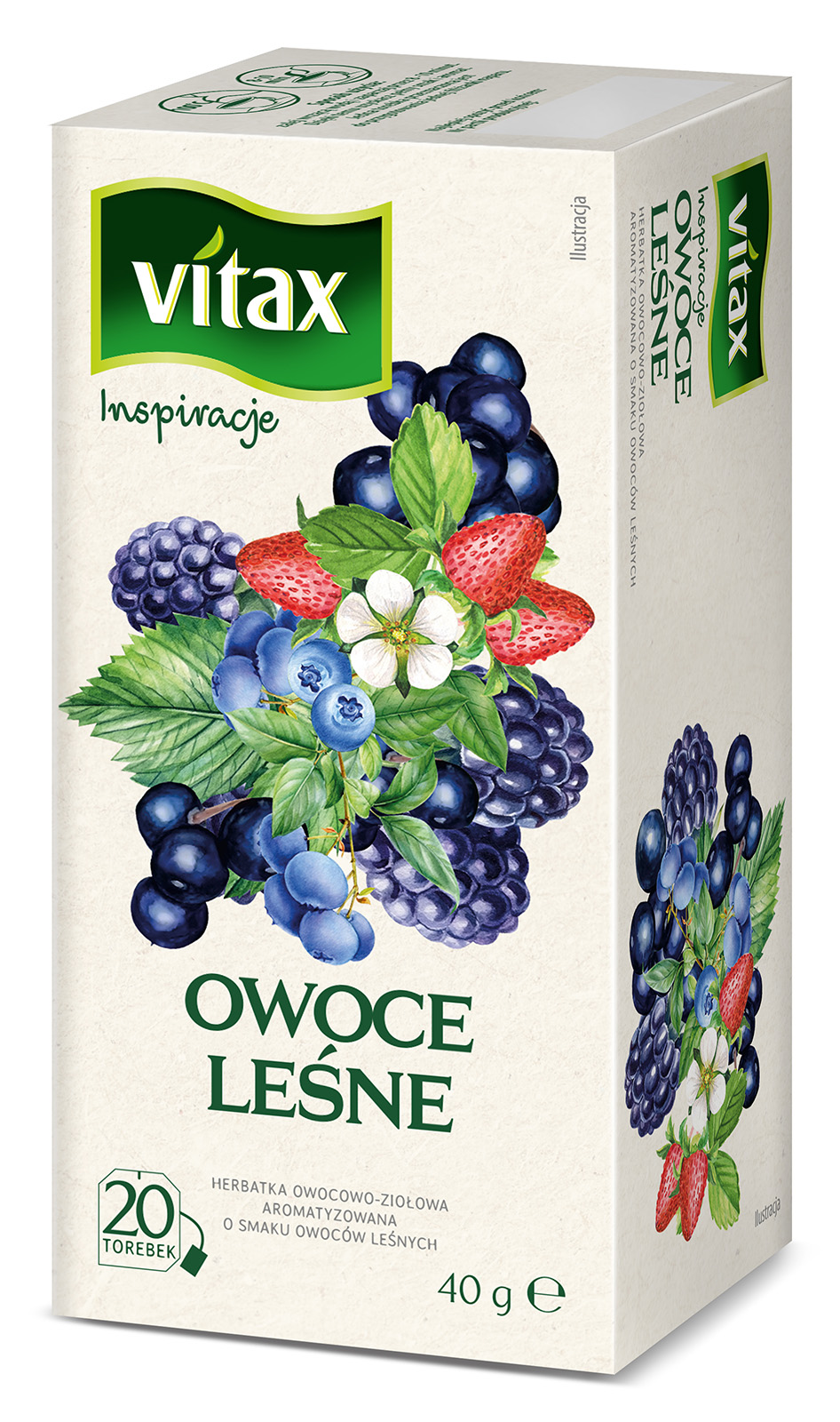 Herbata owocowo-ziołowa o smaku owoców leśnych 20 torebek ex.
