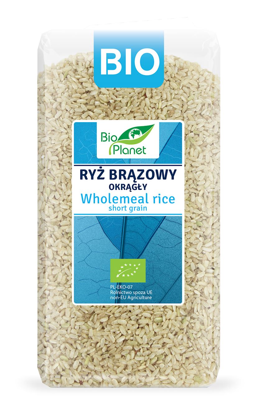 Ryż brązowy okrągły BIO