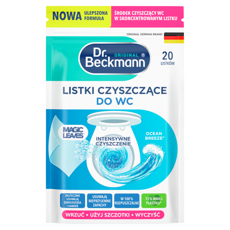 Listki czyszczące do WC Ocean Breeze 20 szt.
