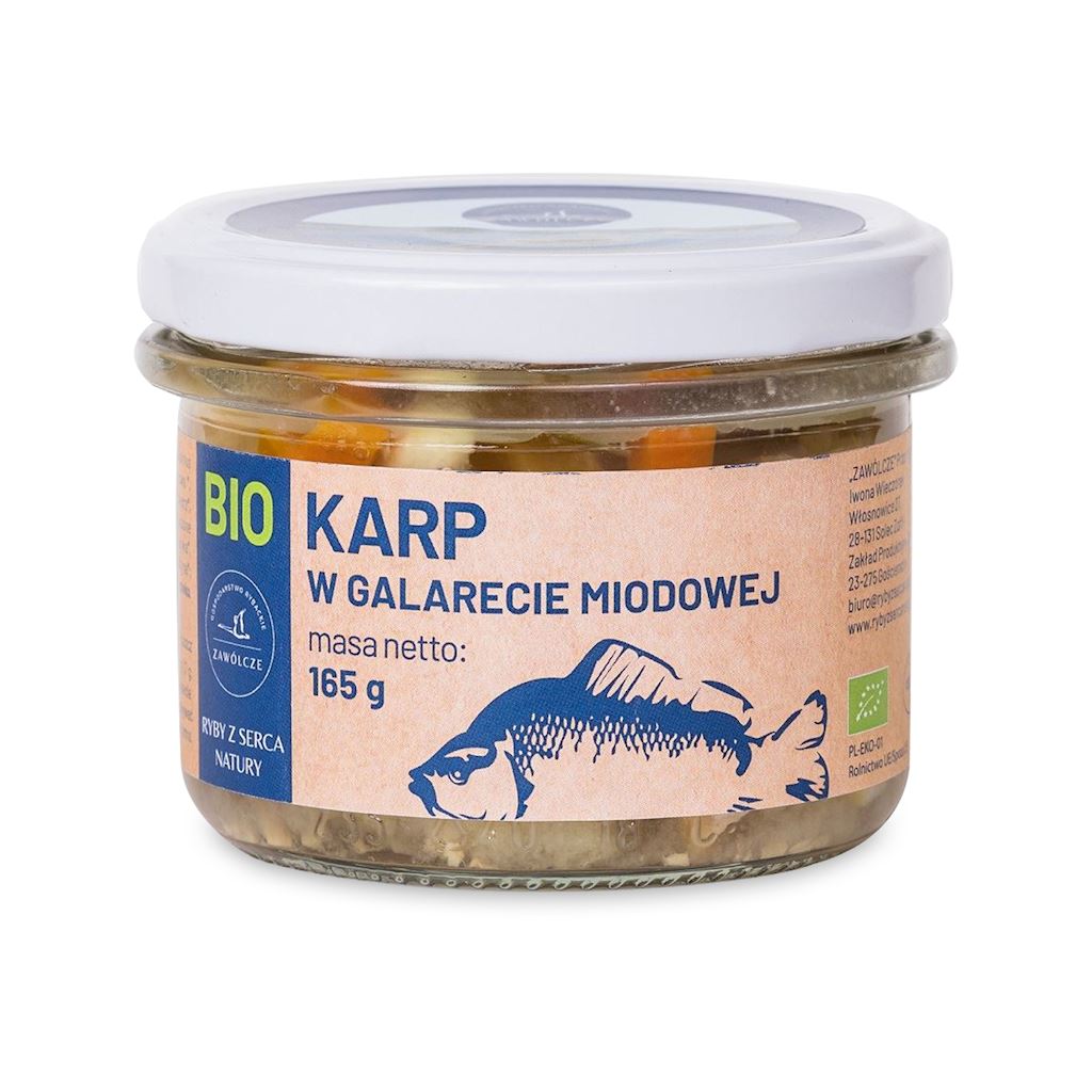 Karp w galarecie miodowej BIO