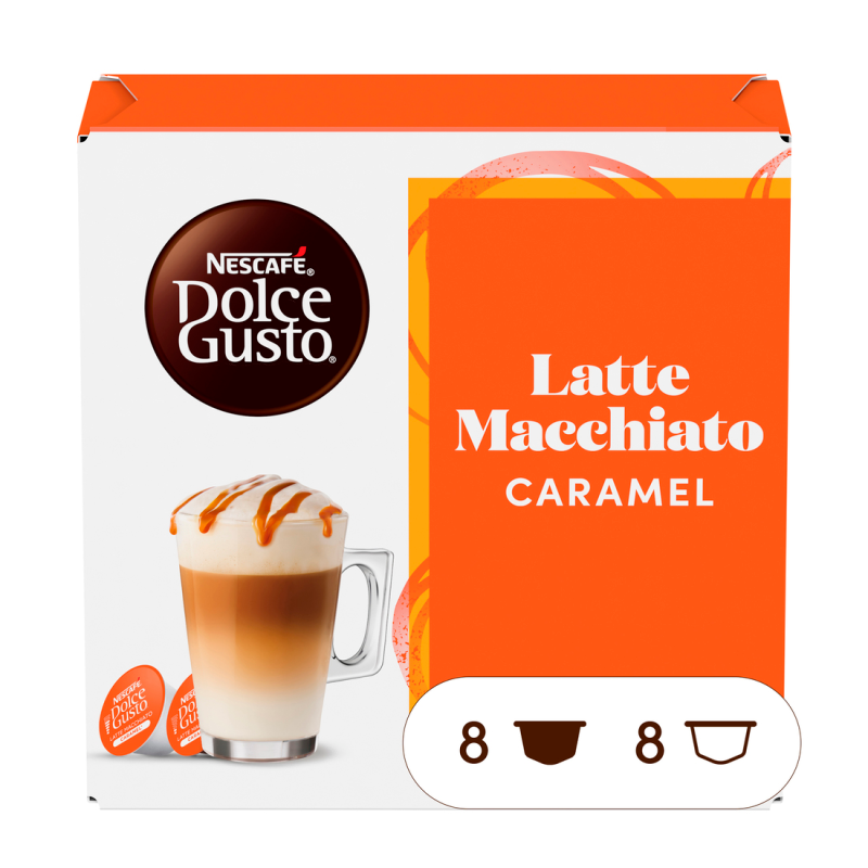 Latte Macchiato Caramel Kawa w kapsułkach (16 kapsułek)