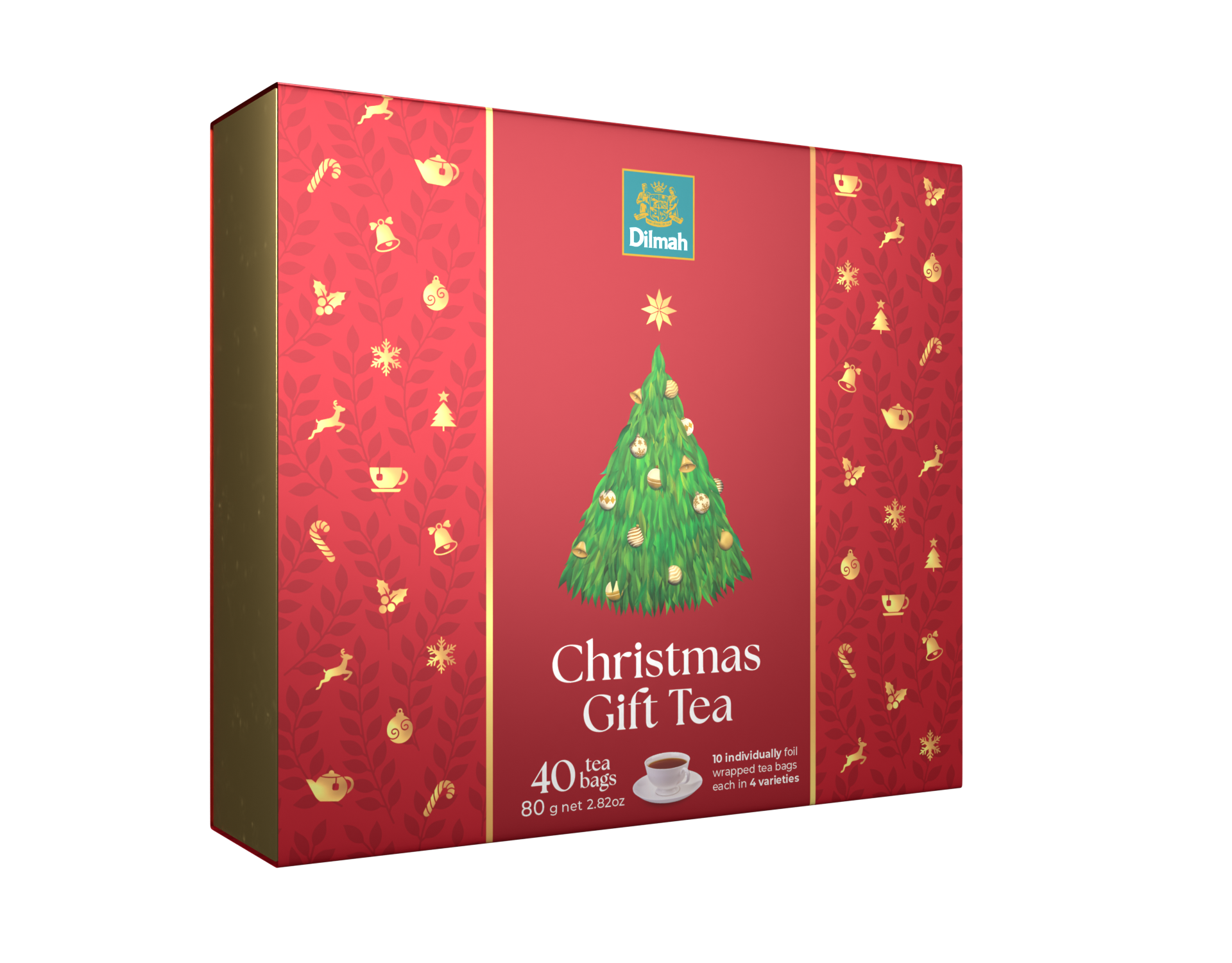 Zestaw herbat CHRISTMAS GIFT 40 torebek (saszetek)