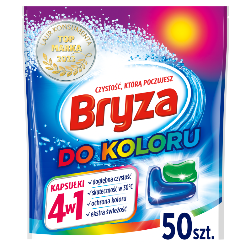 Kapsułki do prania tkanin kolorowych 50 szt.