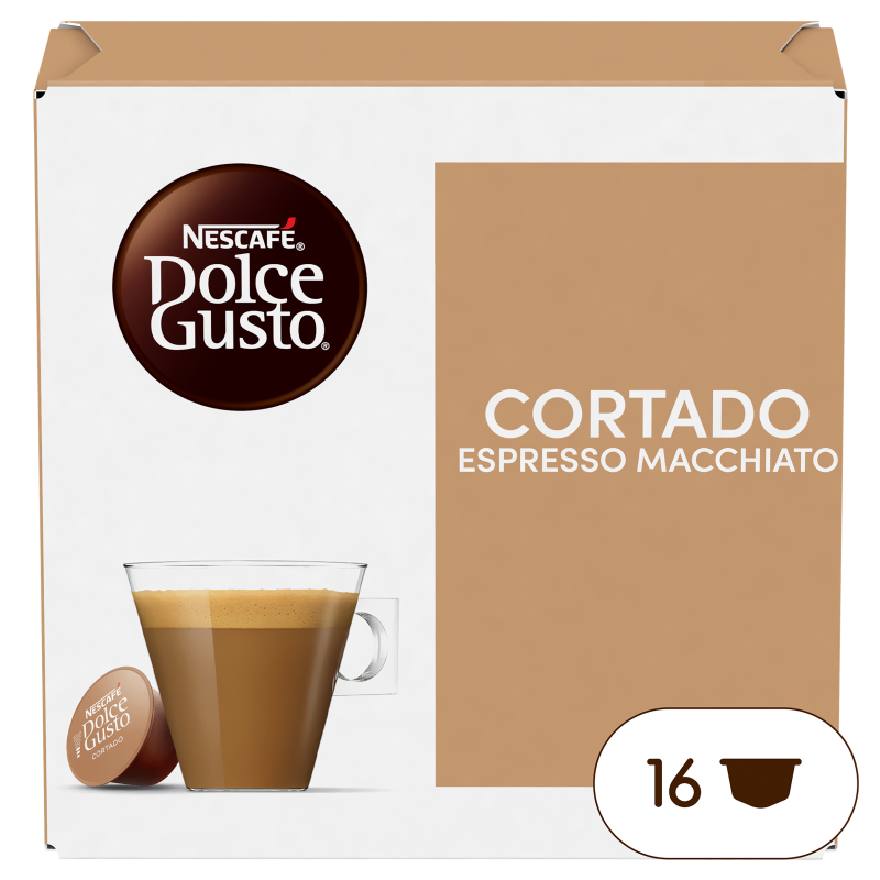 Cortado Espresso Macchiato Kawa w kapsułkach (16 kapsułek)