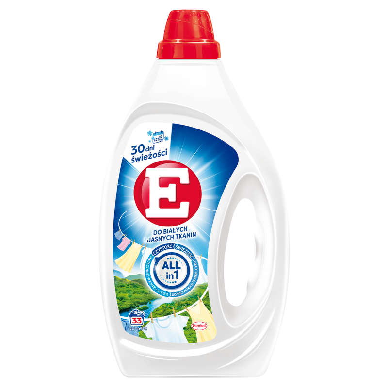 Żel do prania tkanin białych i jasnych 33 prania 1485ml