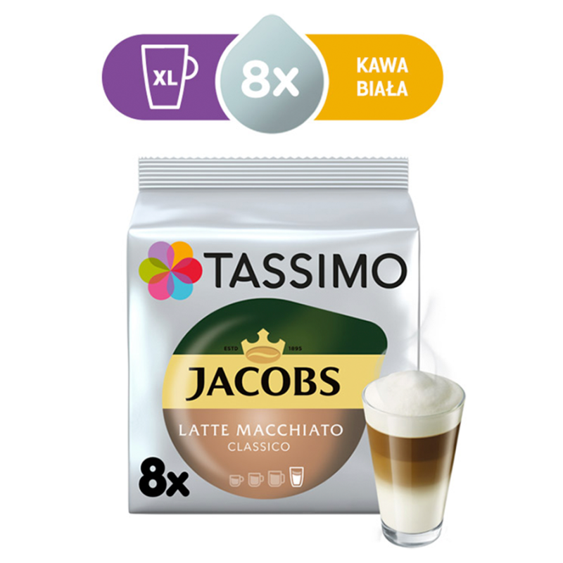 Kawa w kapsułkach Latte Macchiato (8 kapsułek)
