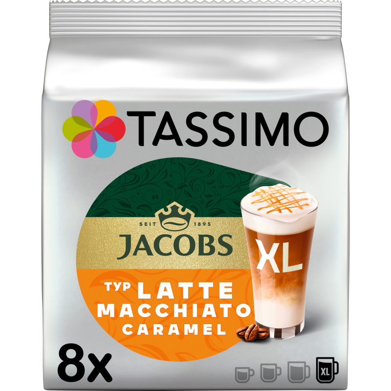 Kawa w kapsułkach Latte Macchiato Caramel (8 kapsułek)