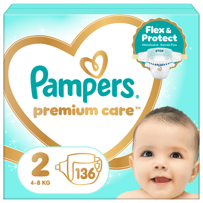 Pieluchy Rozmiar 2 (4-8kg)