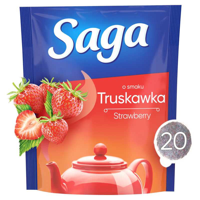 Herbatka owocowa o sm. truskawkowym (20 tor.)