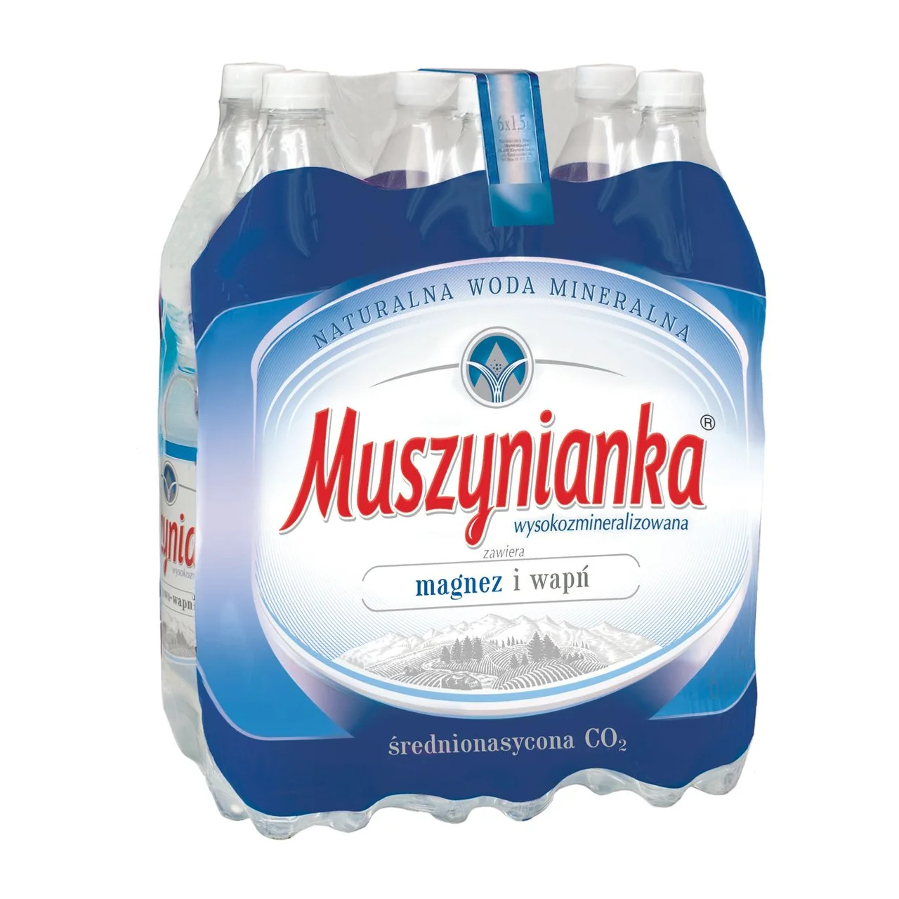 Naturalna woda mineralna średnionasycona CO2