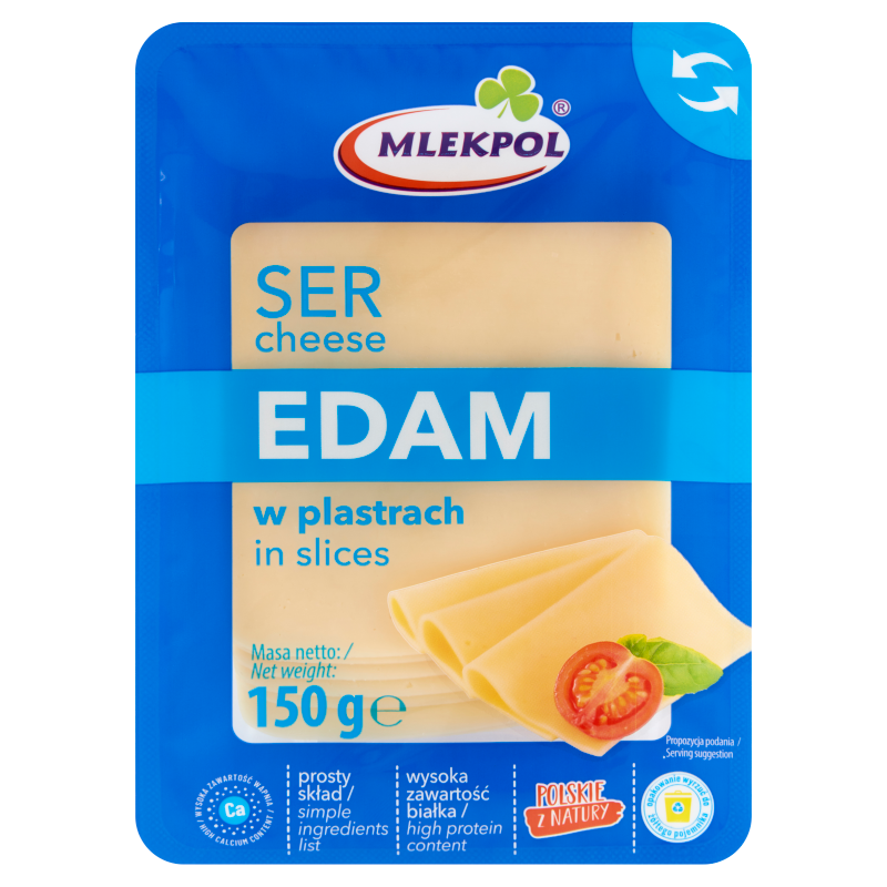 Ser Edamski w plastrach