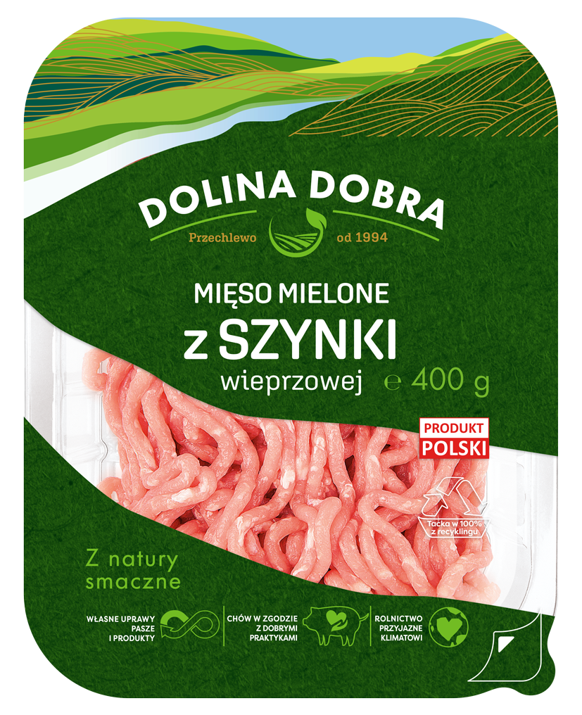 Mięso mielone z szynki wieprzowej