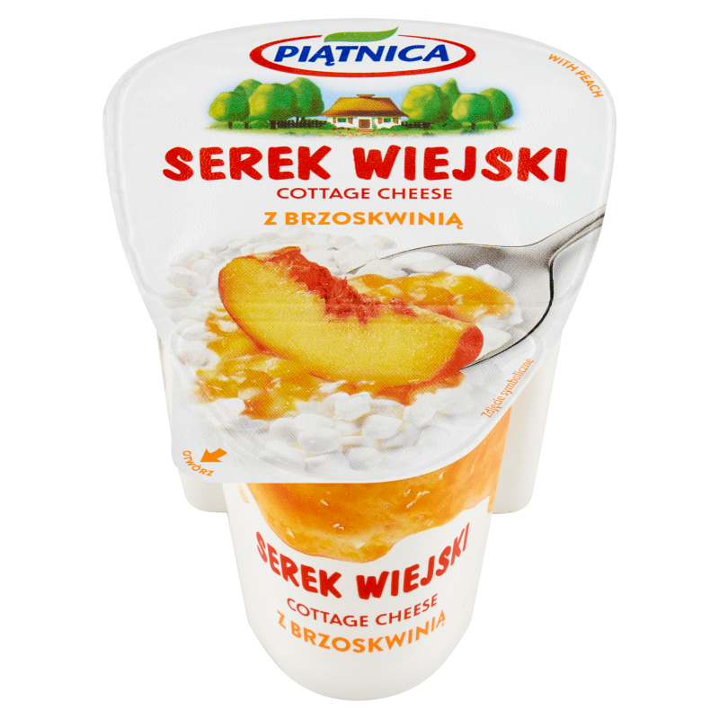 Serek wiejski z brzoskwinią