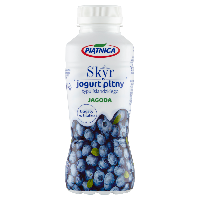Skyr jogurt pitny typu islandzkiego jagodowy