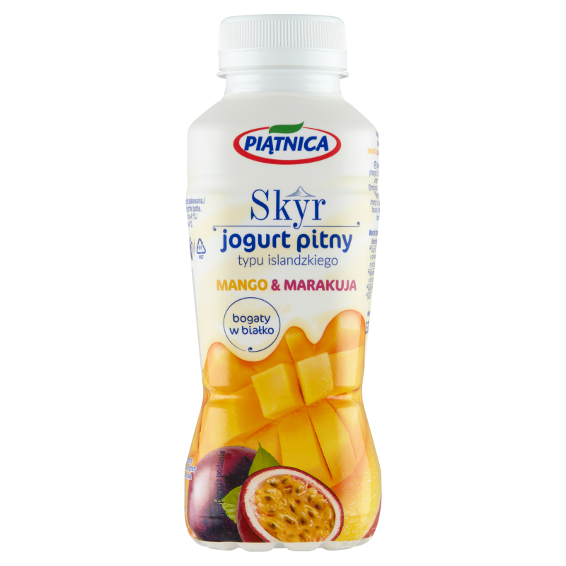Skyr jogurt pitny typu islandzkiego mango marakuja