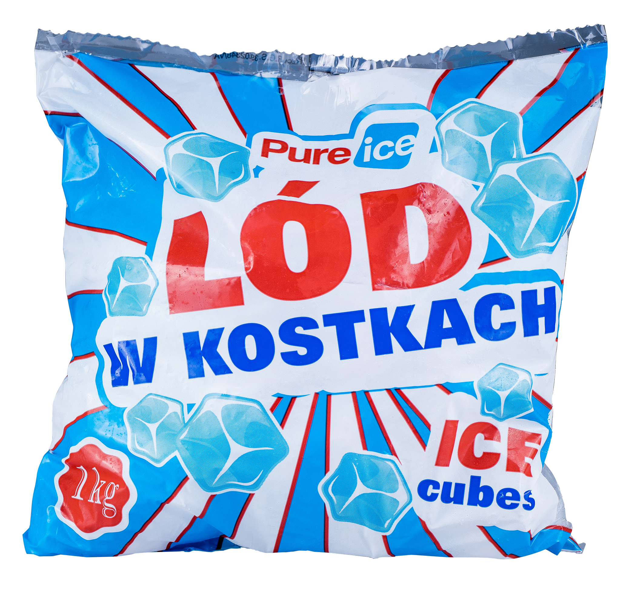 Lód w kostkach