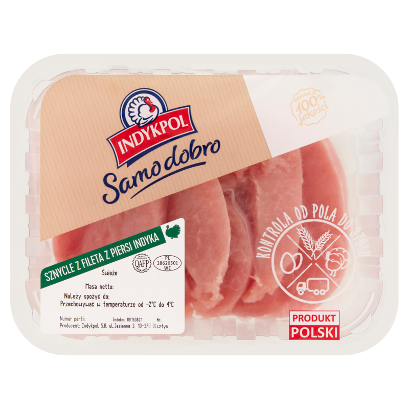 Sznycle z fileta indyka