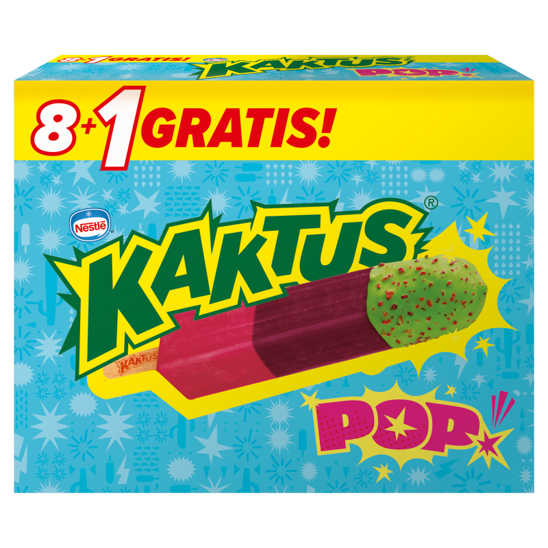 POP Lody o smaku maliny i jagody 9szt.