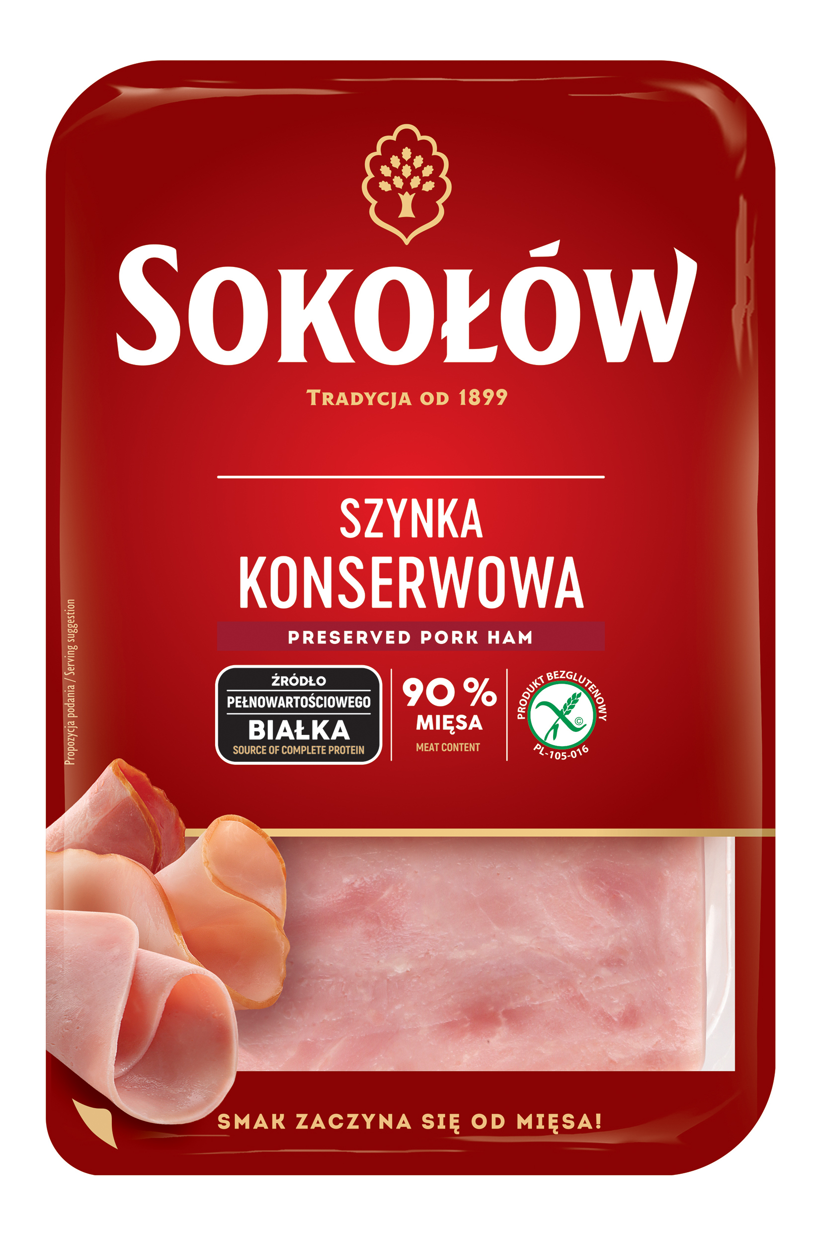 Szynka konserwowa - plastry