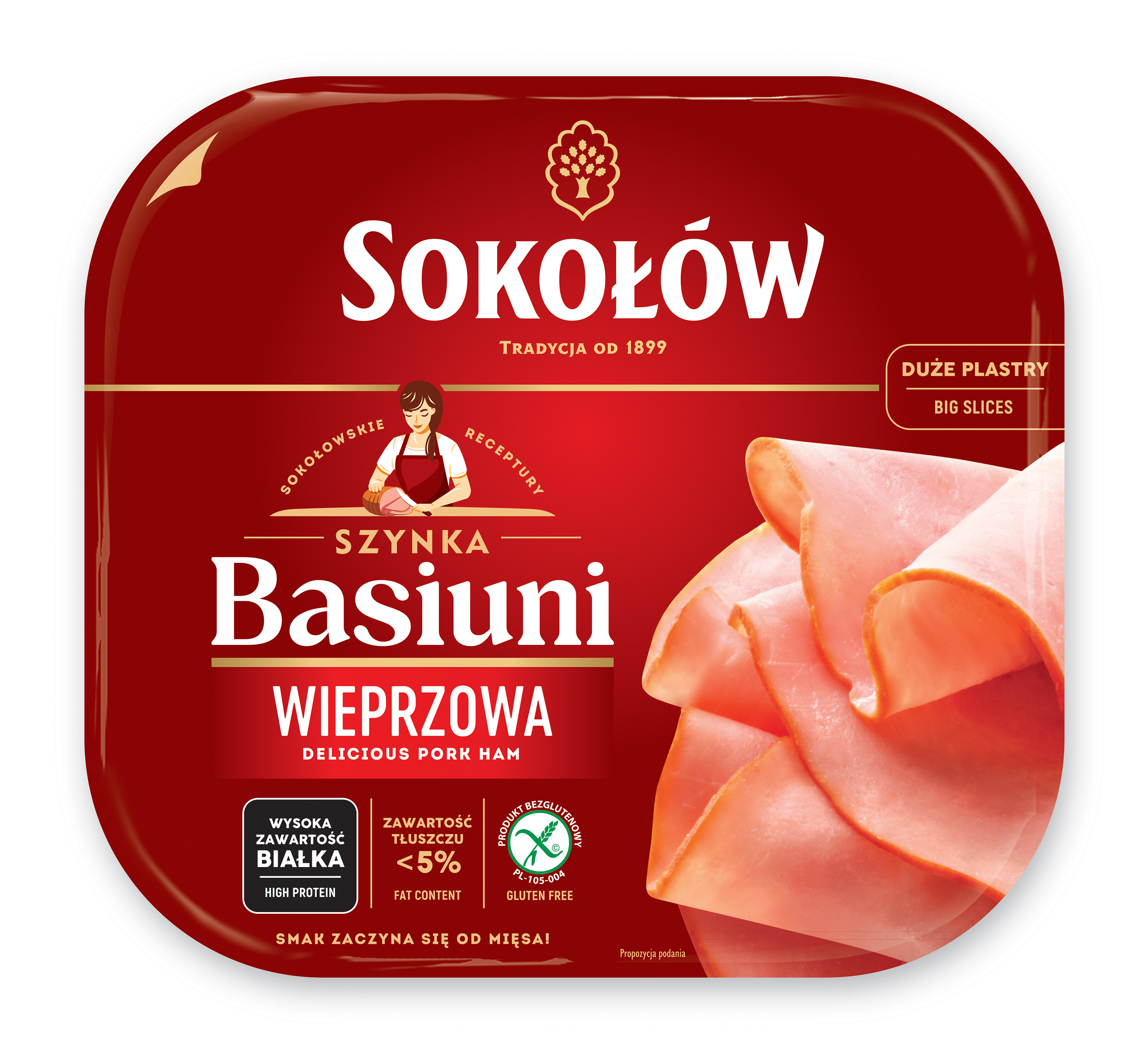 Szynka Basiuni- plastry