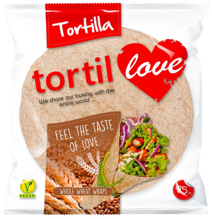 Tortilla pełnoziarnista - 25 cm (4 szt.)
