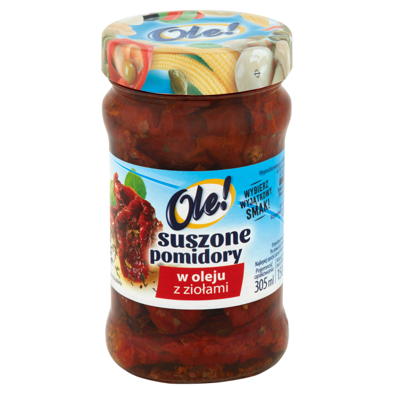 Pomidory suszone z ziołami (w oleju)