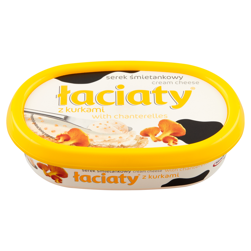 Serek śmietankowy Łaciaty z kurkami