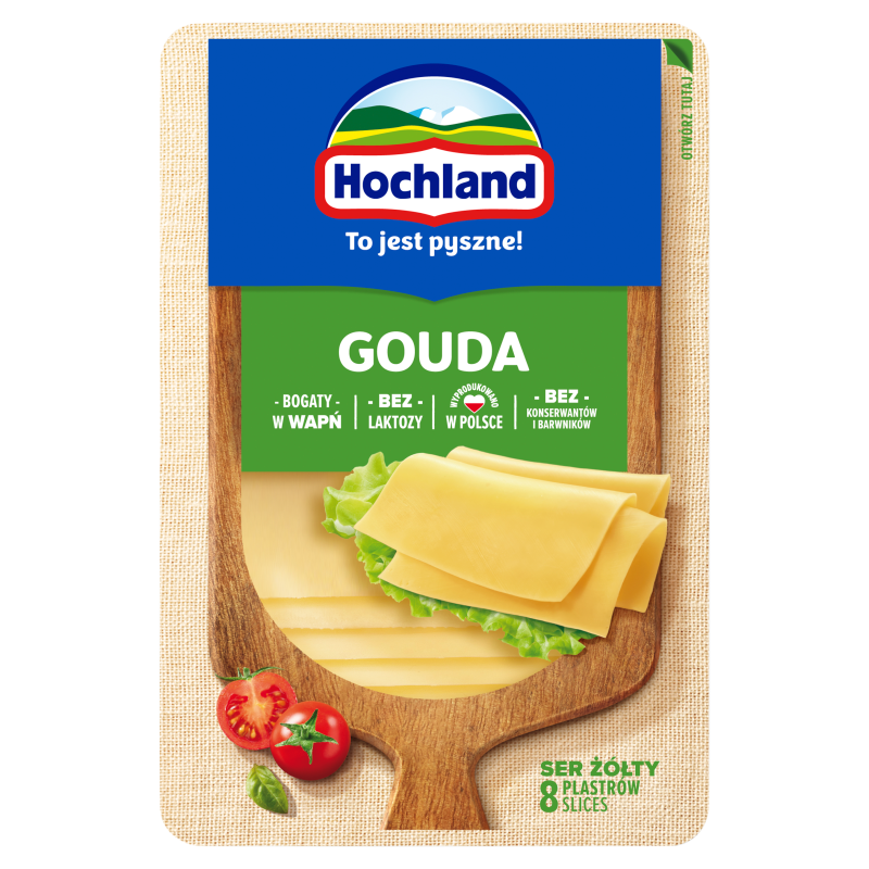 Ser żółty Gouda (plastry)