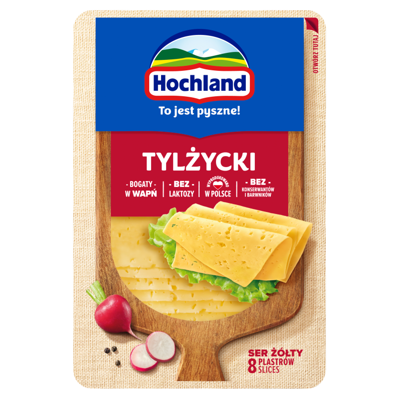 Ser żółty Tylżycki (plastry)