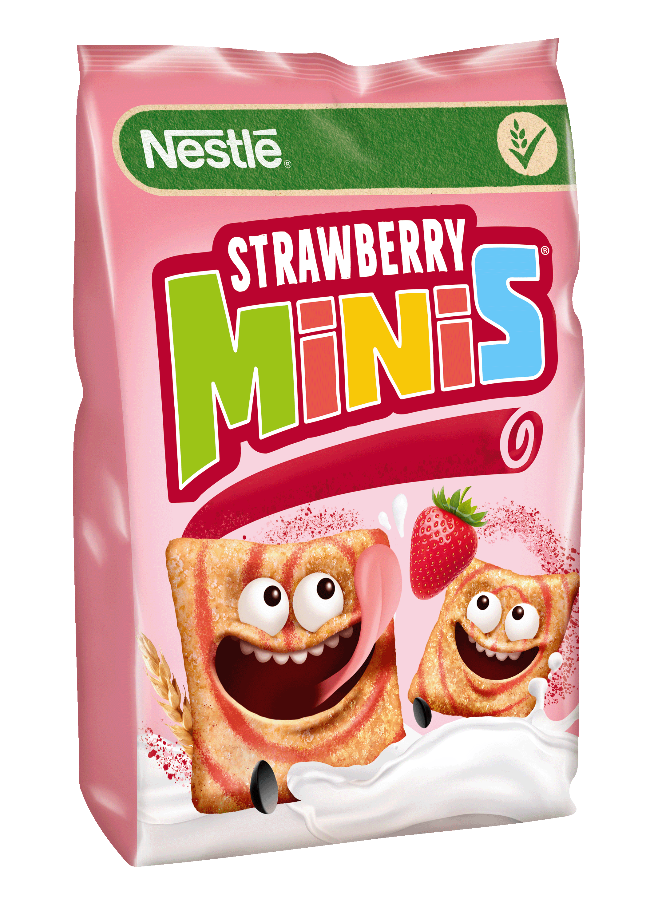 Płatki śniadaniowe truskawkowe Strawberry Minis