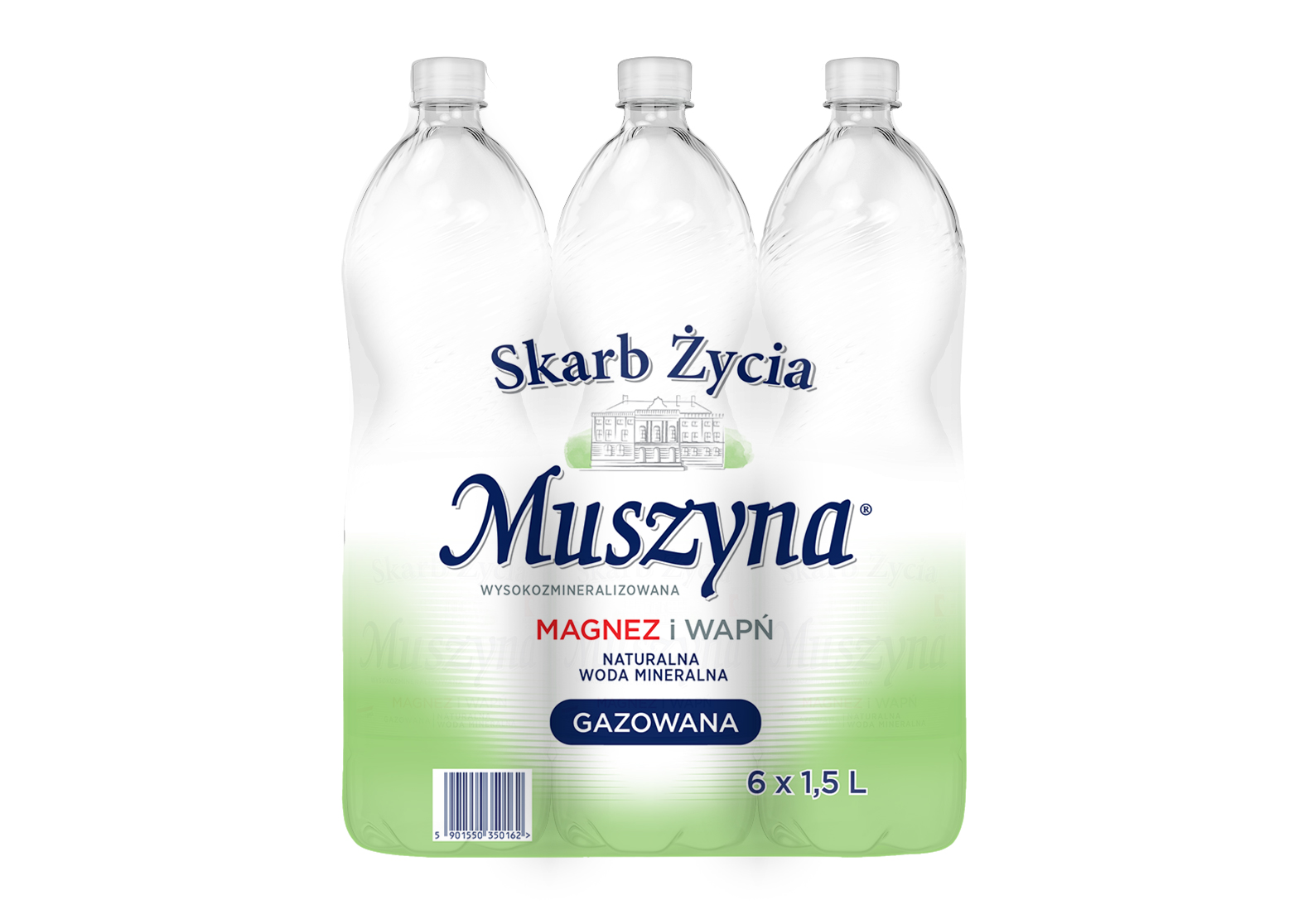 Naturalna woda mineralna wysokozmineralizowana gazowana