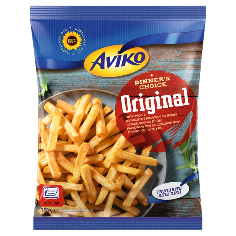 Frytki proste mrożone