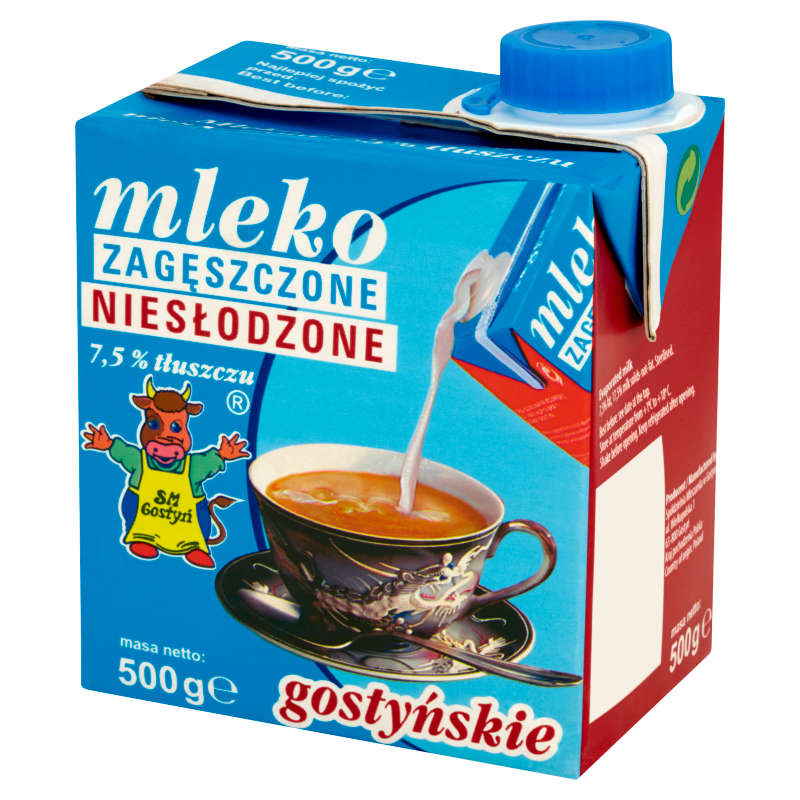 Mleko zagęszczone niesłodzone 7,5%