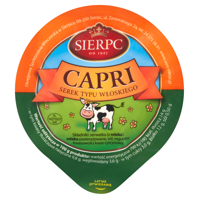 Serek Capri typu włoskiego
