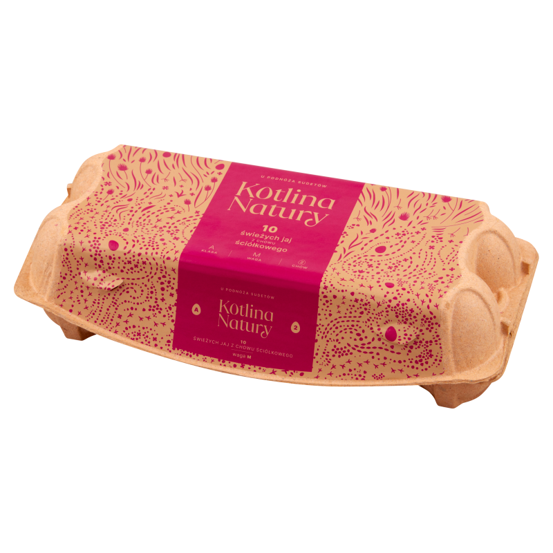 Jaja kurze z chowu ściółkowego (rozmiar M) - 10 szt.