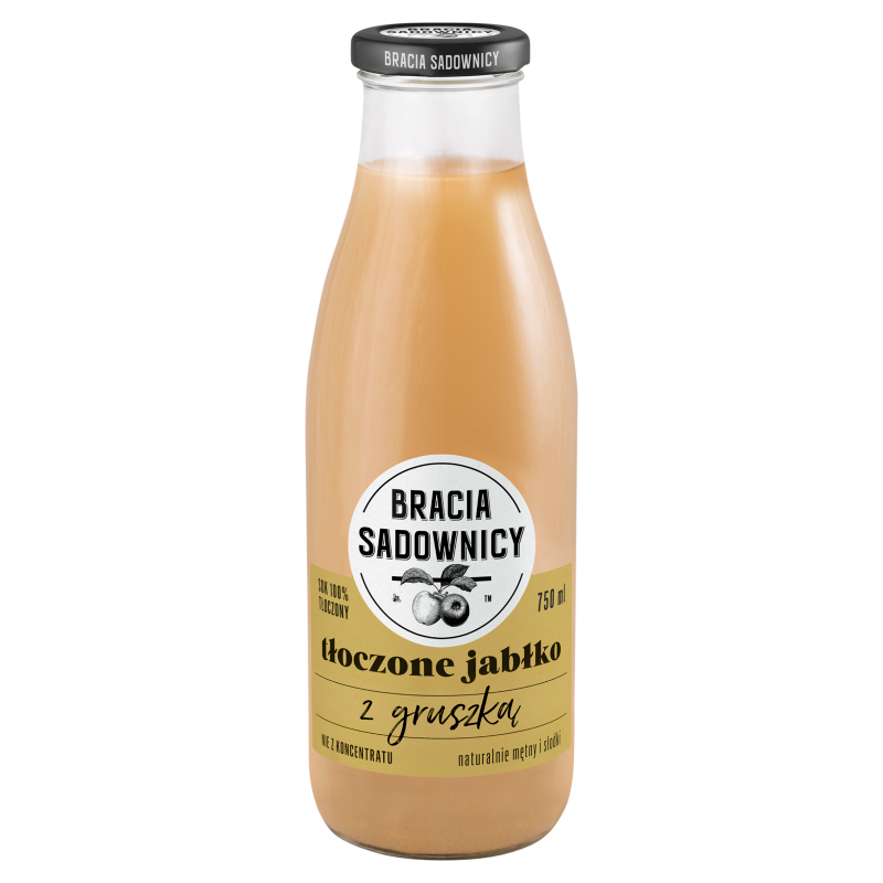Tłoczone jabłko z gruszką