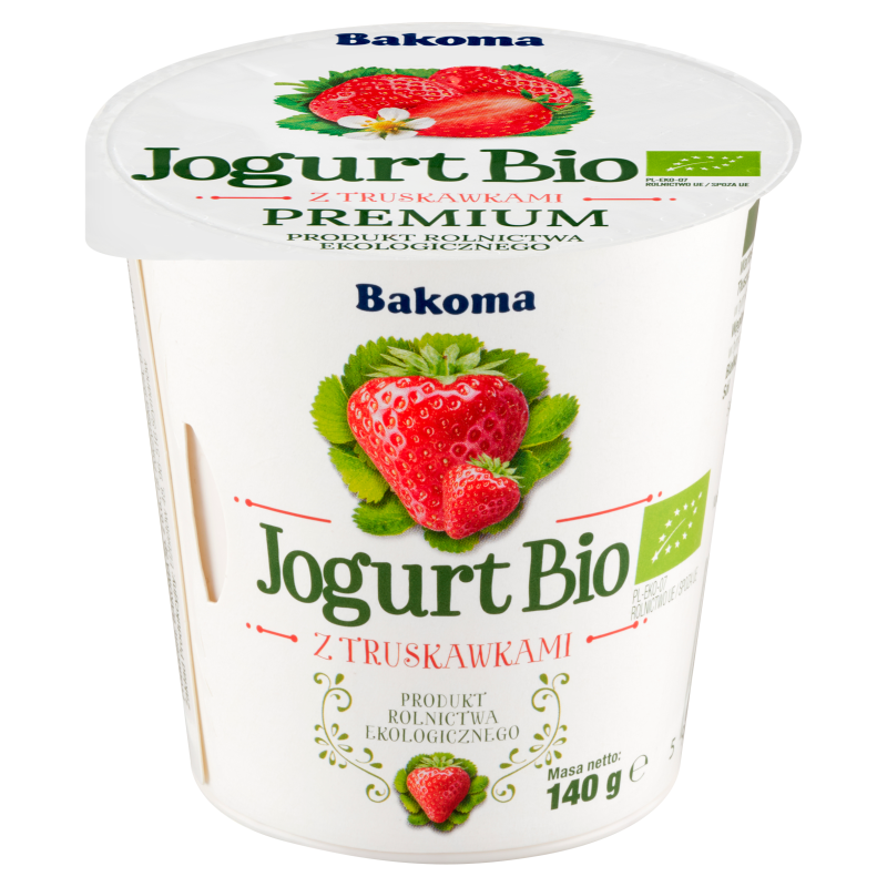 Jogurt z truskawkami BIO