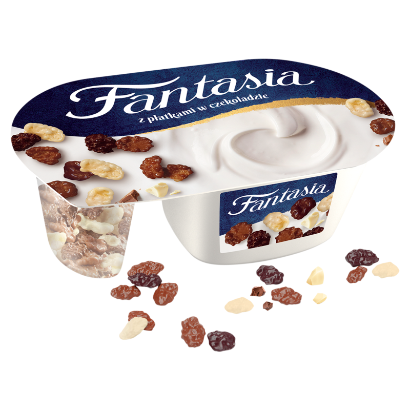 Jogurt kremowy z płatkami w czekoladzie