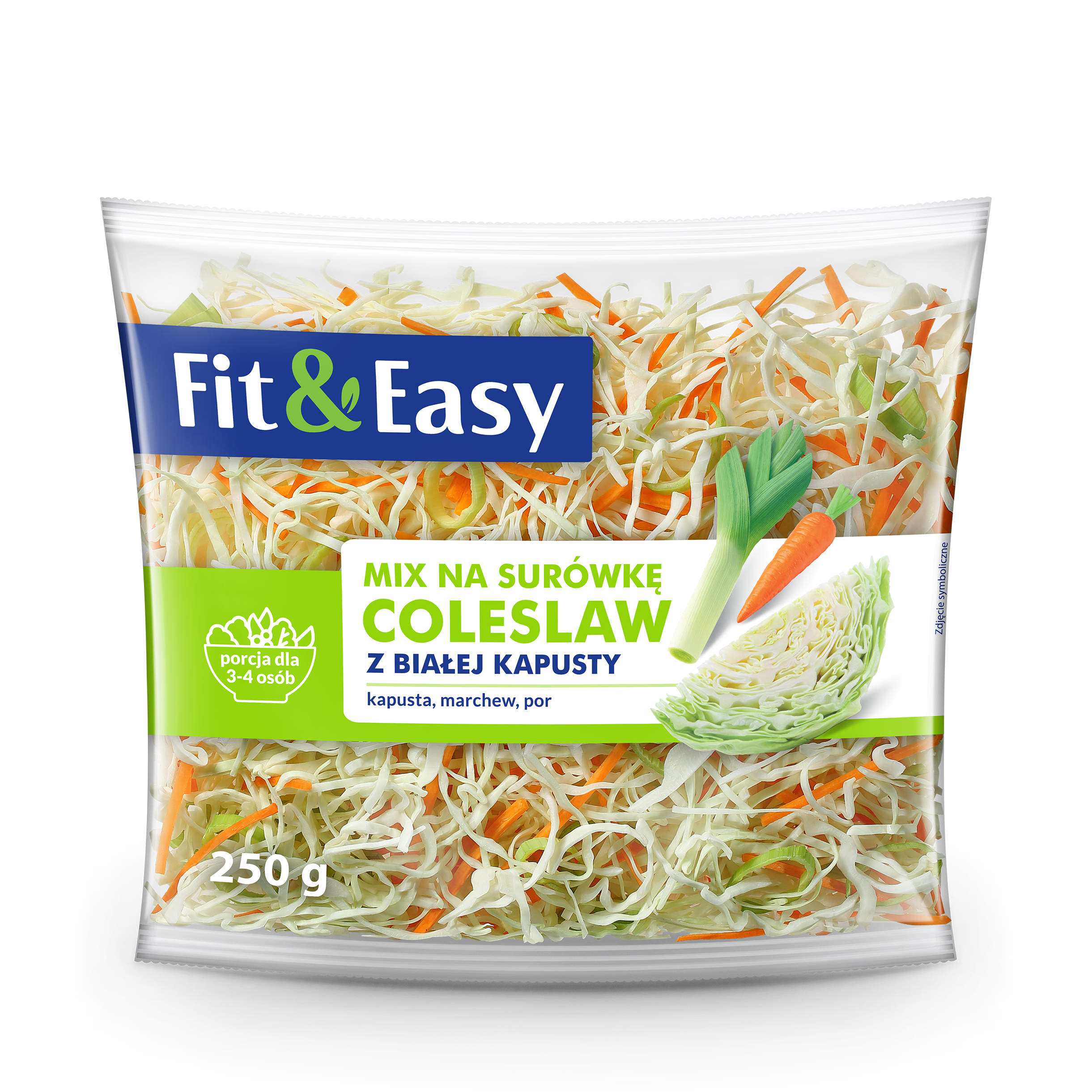 Mix na surówkę coleslaw z białej kapusty