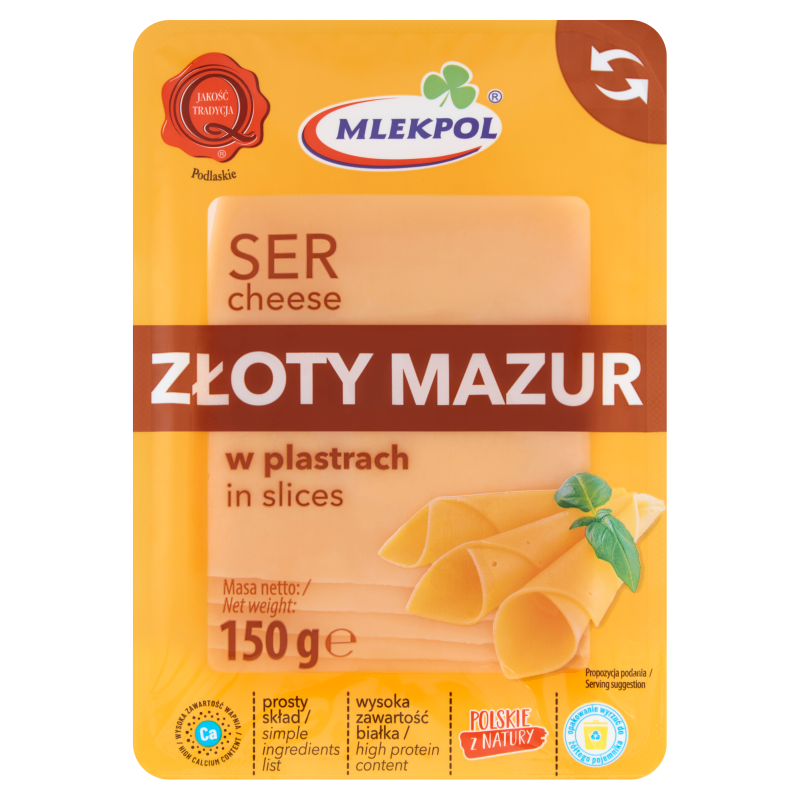 Ser Złoty Mazur w plastrach