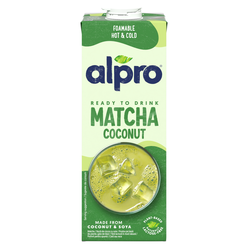 Napój kokosowo-sojowy o smaku matcha
