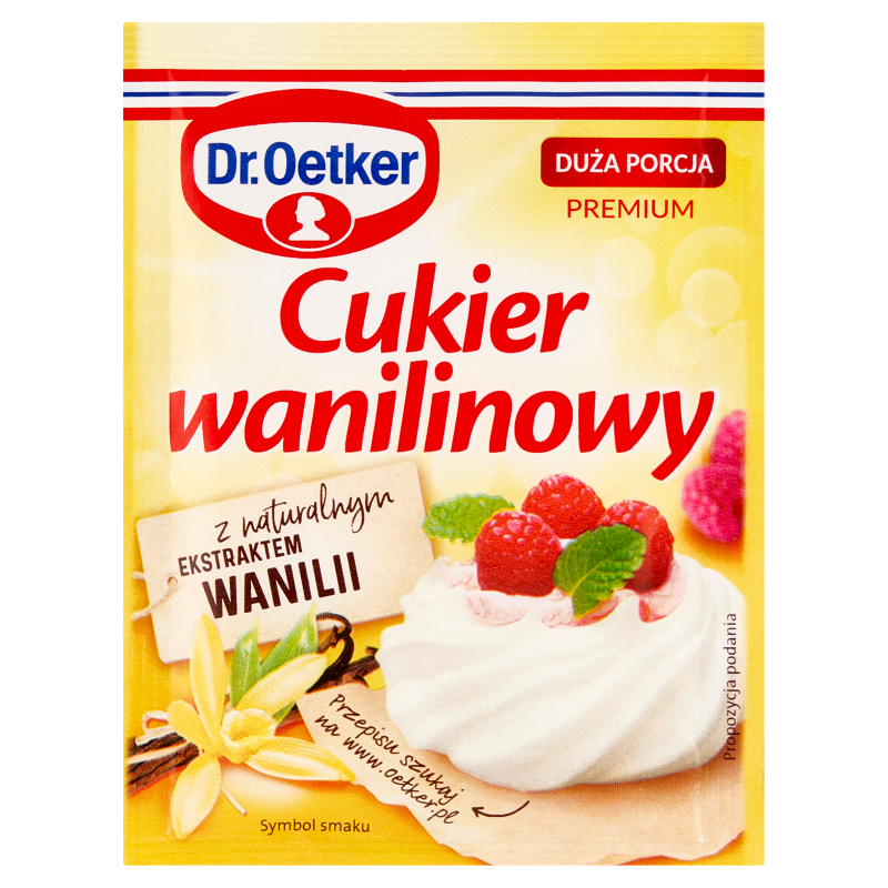 Cukier wanilinowy (z naturalnym ekstraktem wanilii)