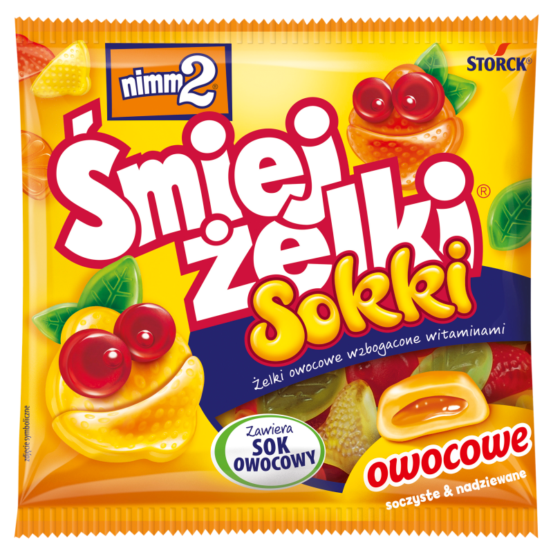 Żelki owocowe wzbogacone witaminami