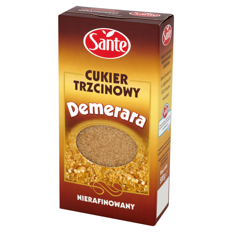 Cukier trzcinowy Demerara nierafinowany