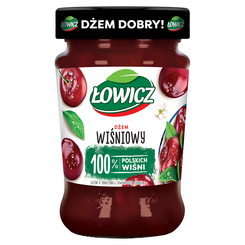 Dżem wiśniowy niskosłodzony